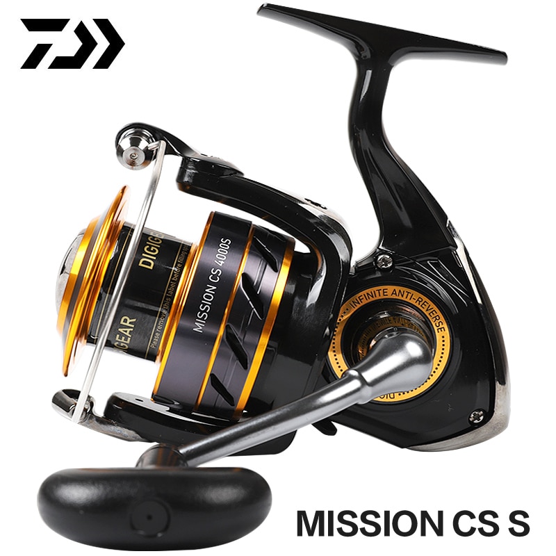 Оригинальная спиннинговая рыболовная катушка daiwa mission cs 2000s 2500s 3000s 4000s 3+ 1bb 5,3: 1 катушка для ловли карпа в соленой воде